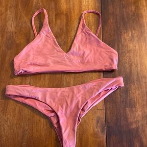 Midori bikini with scrunch bottoms